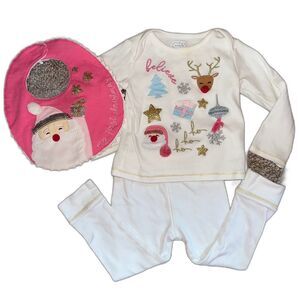 Mud Pie Christmas Outfit 9-12 Months